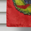 Rottweiler Cristmas Wreath House Flag 28x40 Porch Sleeve Pole Decorative Outside Yard Banner Artwork Wall Hanging, Polyester