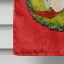 Curly Coated Retriever Cristmas Wreath House Flag 28x40 Porch Sleeve Pole Decorative Outside Yard Banner Artwork Wall Hanging, Polyester