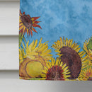 Doberman in Summer Flowers House Flag 28x40 Porch Sleeve Pole Decorative Outside Yard Banner Artwork Wall Hanging, Polyester