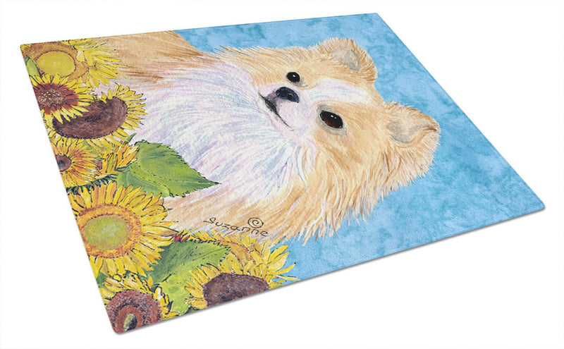 Chihuahua Glass Cutting Board Large