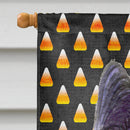 Skye Terrier Candy Corn Halloween Portrait House Flag 28x40 Porch Sleeve Pole Decorative Outside Yard Banner Artwork Wall Hanging, Polyester