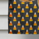 Min Pin Candy Corn Halloween Portrait House Flag 28x40 Porch Sleeve Pole Decorative Outside Yard Banner Artwork Wall Hanging, Polyester