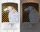 Borzoi Candy Corn Halloween Portrait Ceramic Night Light SS4268CNL