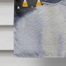 Rat Terrier Candy Corn Halloween Portrait House Flag 28x40 Porch Sleeve Pole Decorative Outside Yard Banner Artwork Wall Hanging, Polyester