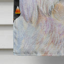 Maltese Candy Corn Halloween Portrait House Flag 28x40 Porch Sleeve Pole Decorative Outside Yard Banner Artwork Wall Hanging, Polyester