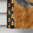 Chow Chow Candy Corn Halloween Portrait House Flag 28x40 Porch Sleeve Pole Decorative Outside Yard Banner Artwork Wall Hanging, Polyester