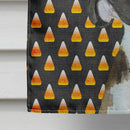 Boxer Candy Corn Halloween Portrait House Flag 28x40 Porch Sleeve Pole Decorative Outside Yard Banner Artwork Wall Hanging, Polyester