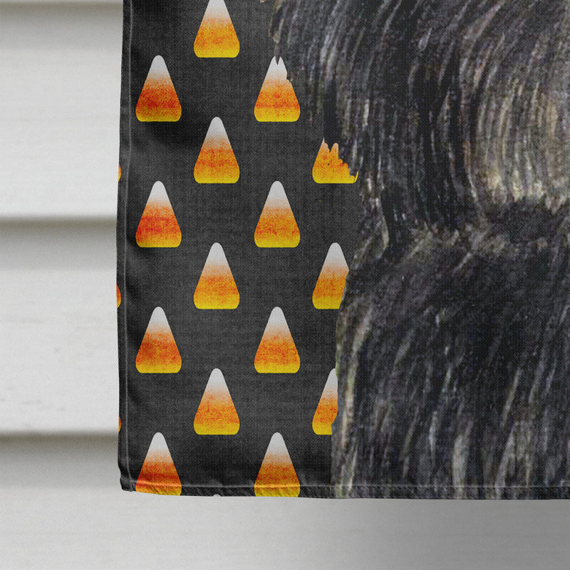 Affenpinscher Candy Corn Halloween Portrait Flag Canvas House Size