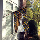 Springer Spaniel Candy Corn Halloween Portrait House Flag 28x40 Porch Sleeve Pole Decorative Outside Yard Banner Artwork Wall Hanging, Polyester