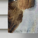 Springer Spaniel Candy Corn Halloween Portrait House Flag 28x40 Porch Sleeve Pole Decorative Outside Yard Banner Artwork Wall Hanging, Polyester