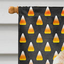 Cocker Spaniel Candy Corn Halloween Portrait House Flag 28x40 Porch Sleeve Pole Decorative Outside Yard Banner Artwork Wall Hanging, Polyester