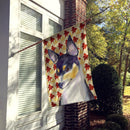 Chihuahua Fall Leaves Portrait House Flag 28x40 Porch Sleeve Pole Decorative Outside Yard Banner Artwork Wall Hanging, Polyester