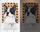 Boston Terrier Fall Leaves Portrait Ceramic Night Light SS4340CNL