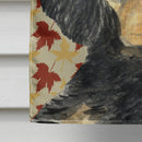Gordon Setter Fall Leaves Portrait House Flag 28x40 Porch Sleeve Pole Decorative Outside Yard Banner Artwork Wall Hanging, Polyester