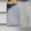 Rat Terrier Fall Leaves Portrait House Flag 28x40 Porch Sleeve Pole Decorative Outside Yard Banner Artwork Wall Hanging, Polyester