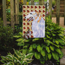 Borzoi Fall Leaves Portrait Garden Flag – Decorative Outdoor Yard Flag