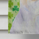 Chihuahua St. Patrick's Day Shamrock Portrait House Flag 28x40 Porch Sleeve Pole Decorative Outside Yard Banner Artwork Wall Hanging, Polyester