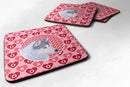 Siberian Husky  Coasters - Set of 4 Lightweight Foam, Absorbent Drink Coasters