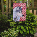 Siberian Husky Hearts Love Valentine's Day Garden Flag – Decorative Outdoor Yard Flag