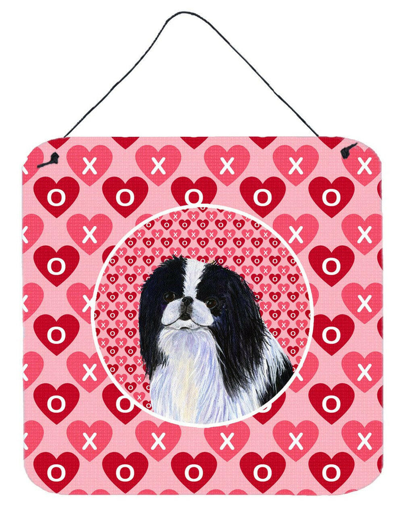 Japanese Chin  Aluminium Metal Wall or Door Hanging Prints