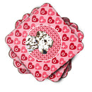 Dalmatian  Coasters - Set of 4 Lightweight Foam, Absorbent Drink Coasters