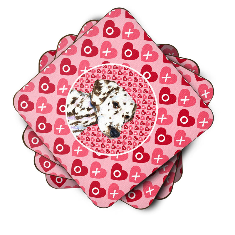 Dalmatian  Coasters - Set of 4 Lightweight Foam, Absorbent Drink Coasters