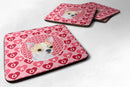 Chihuahua  Coasters - Set of 4 Lightweight Foam, Absorbent Drink Coasters