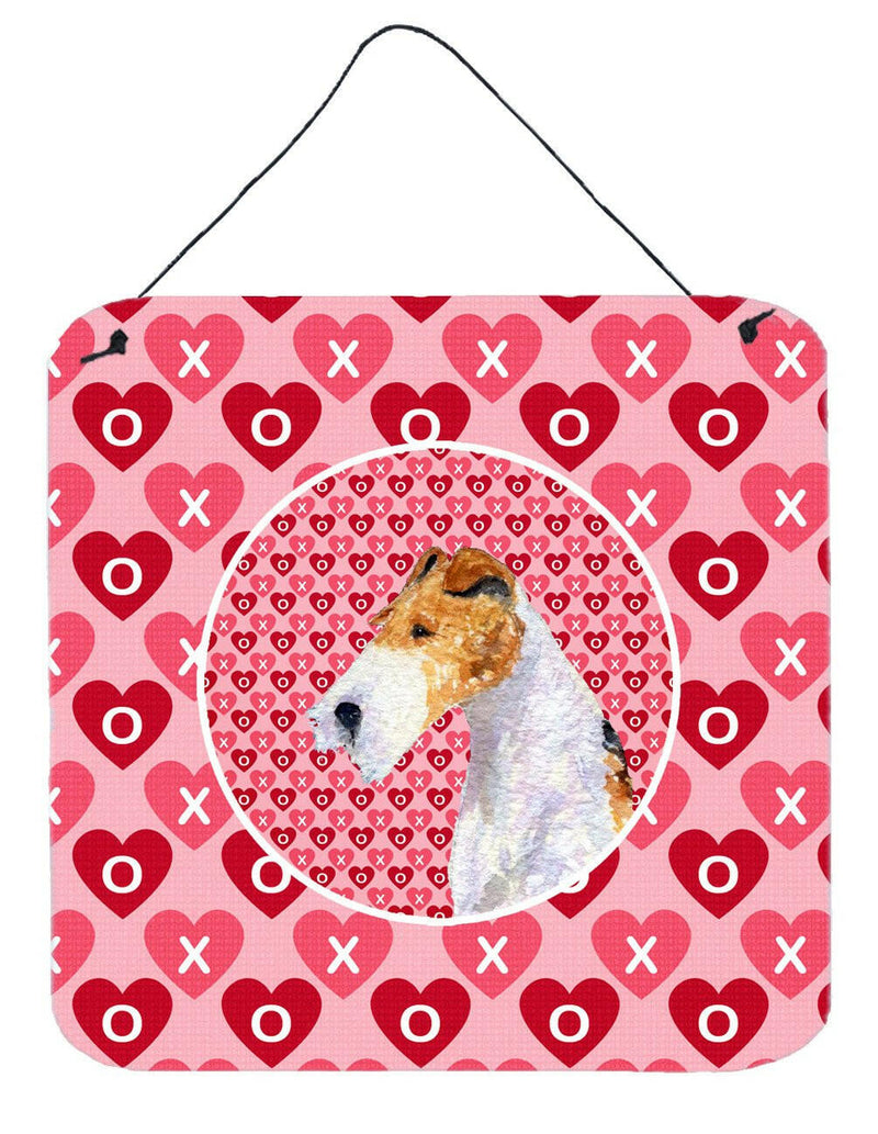 Fox Terrier  Aluminium Metal Wall or Door Hanging Prints