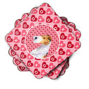 Fox Terrier  Coasters - Set of 4 Lightweight Foam, Absorbent Drink Coasters