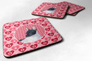 Rat Terrier  Coasters - Set of 4 Lightweight Foam, Absorbent Drink Coasters