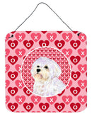 Maltese  Aluminium Metal Wall or Door Hanging Prints