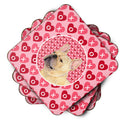 French Bulldog  Coasters - Set of 4 Lightweight Foam, Absorbent Drink Coasters