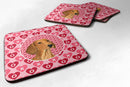 Dachshund  Coasters - Set of 4 Lightweight Foam, Absorbent Drink Coasters