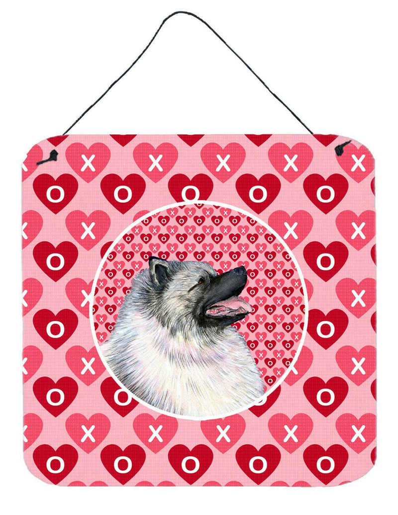 Keeshond  Aluminium Metal Wall or Door Hanging Prints