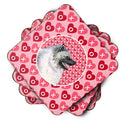 Keeshond  Coasters - Set of 4 Lightweight Foam, Absorbent Drink Coasters