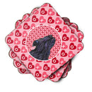 Briard  Coasters - Set of 4 Lightweight Foam, Absorbent Drink Coasters