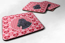 Briard  Coasters - Set of 4 Lightweight Foam, Absorbent Drink Coasters