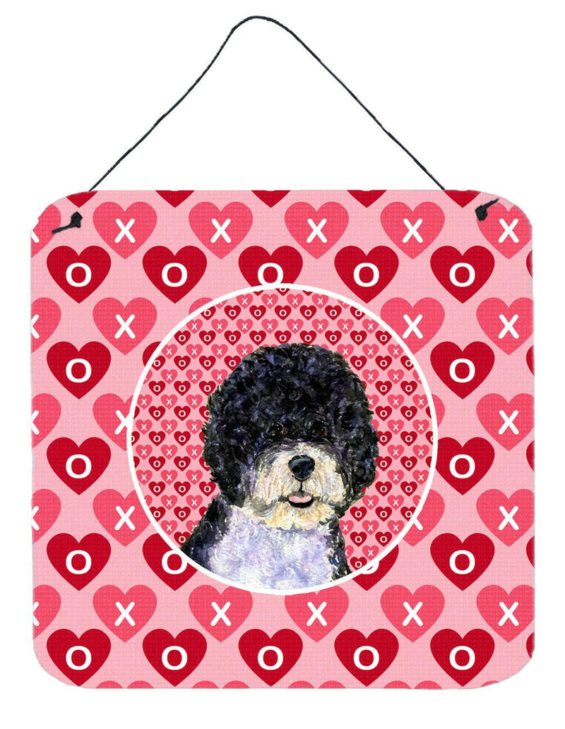 Portuguese Water Dog  Aluminium Metal Wall or Door Hanging Prints