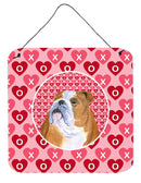 Bulldog English  Aluminium Metal Wall or Door Hanging Prints