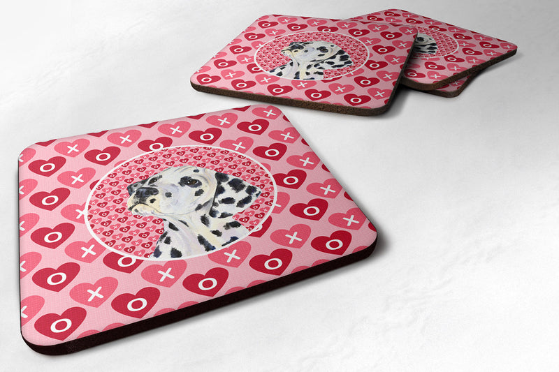 Dalmatian  Coasters - Set of 4 Lightweight Foam, Absorbent Drink Coasters