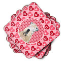 Wheaten Terrier Soft Coated  Coasters - Set of 4 Lightweight Foam, Absorbent Drink Coasters