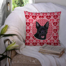 Australian Kelpie Hearts Love Valentine's Day Throw Pillow - 14x14 Decorative Pillow – Art for Your Home & Patio SS4498PW1414