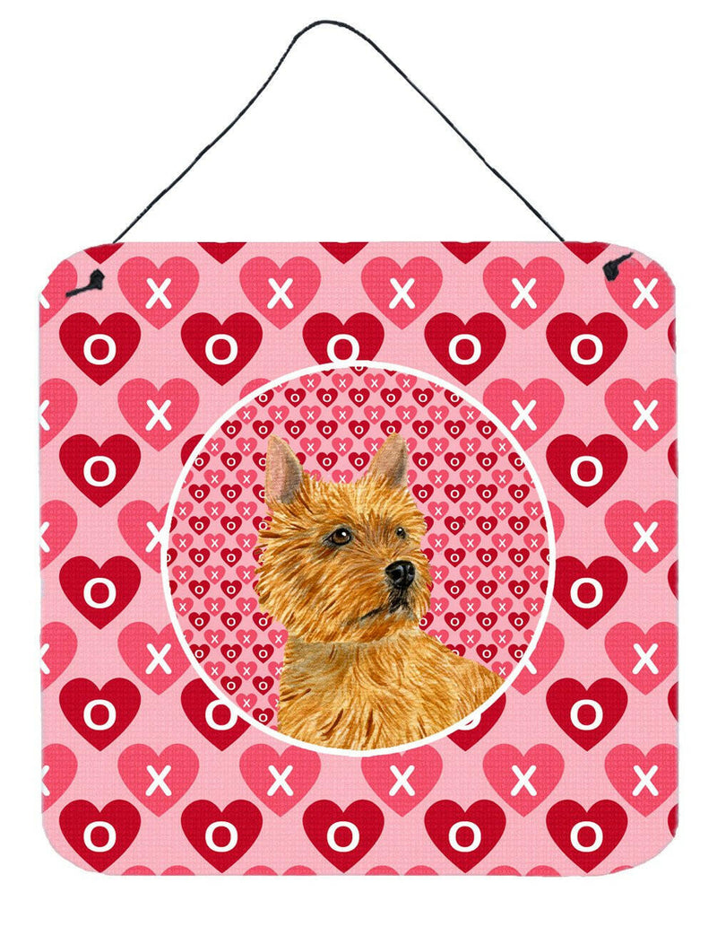 Norwich Terrier  Aluminium Metal Wall or Door Hanging Prints