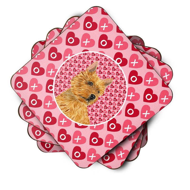 Norwich Terrier  Coasters - Set of 4 Lightweight Foam, Absorbent Drink Coasters