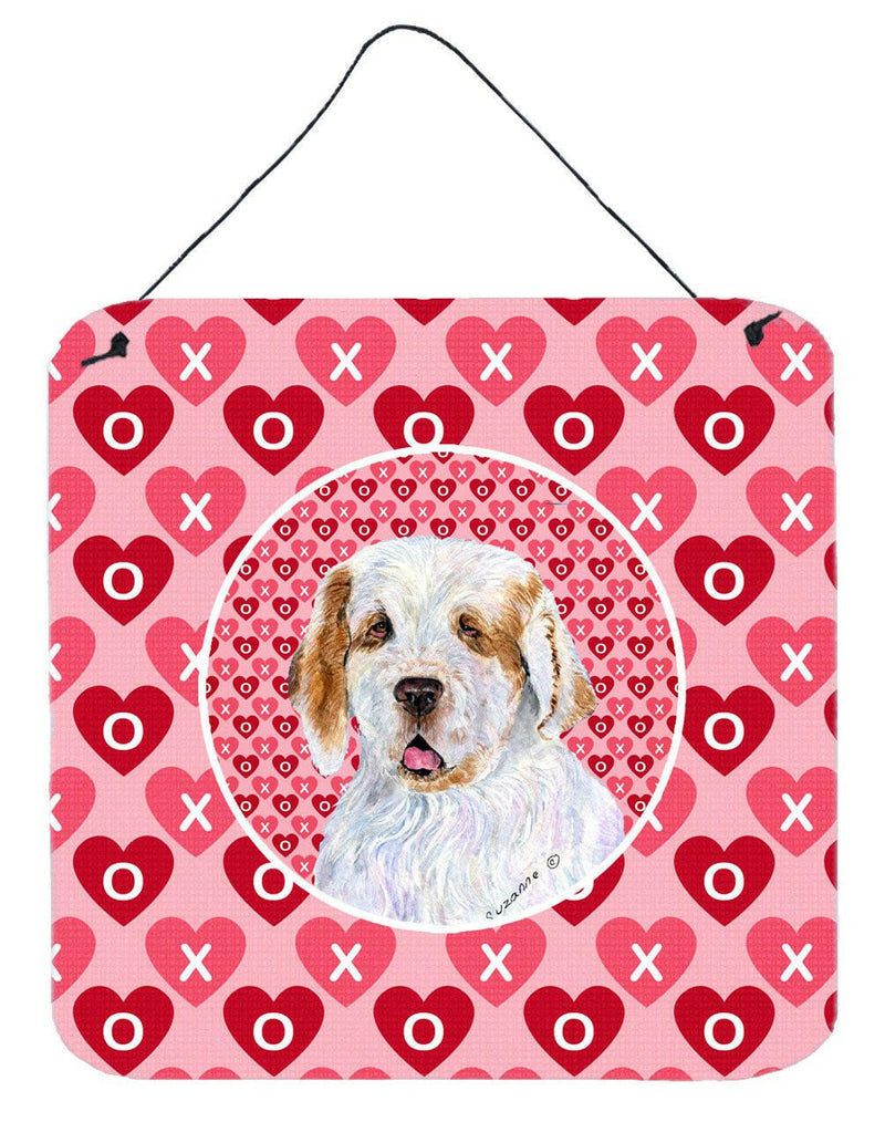 Clumber Spaniel  Aluminium Metal Wall or Door Hanging Prints