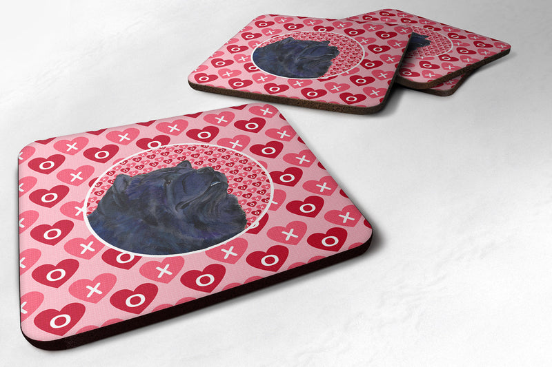 Chow Chow  Coasters - Set of 4 Lightweight Foam, Absorbent Drink Coasters