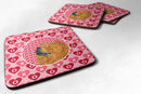 Chow Chow  Coasters - Set of 4 Lightweight Foam, Absorbent Drink Coasters