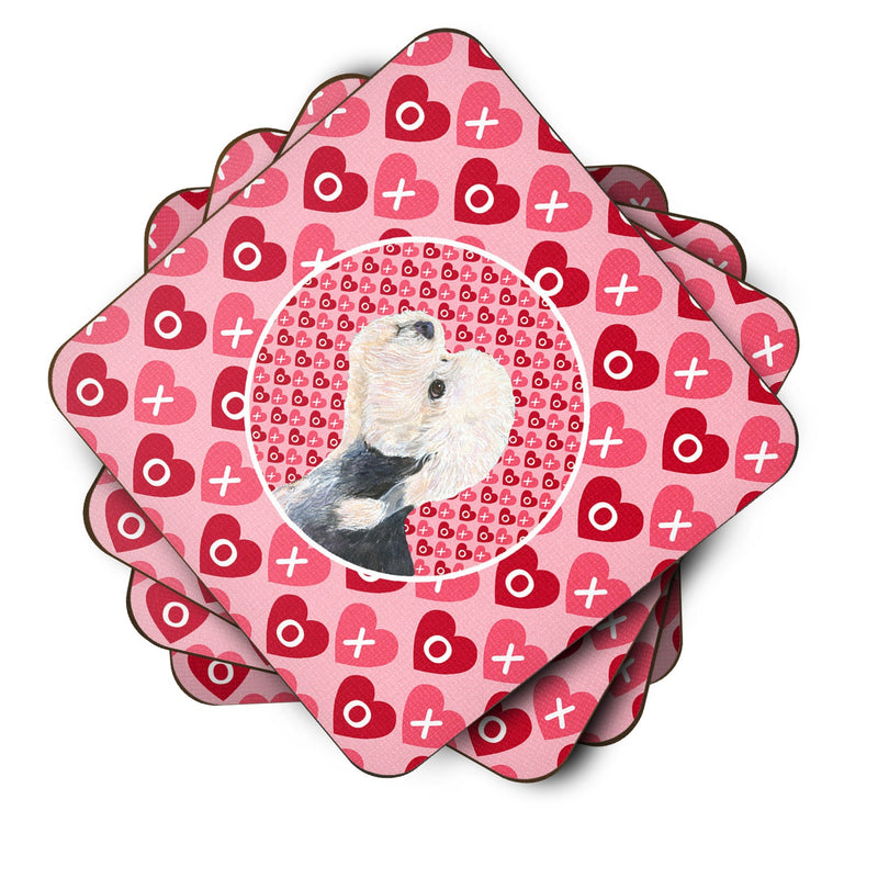 Dandie Dinmont Terrier  Coasters - Set of 4 Lightweight Foam, Absorbent Drink Coasters