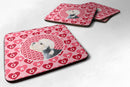 Dandie Dinmont Terrier  Coasters - Set of 4 Lightweight Foam, Absorbent Drink Coasters