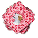 Jack Russell Terrier  Coasters - Set of 4 Lightweight Foam, Absorbent Drink Coasters